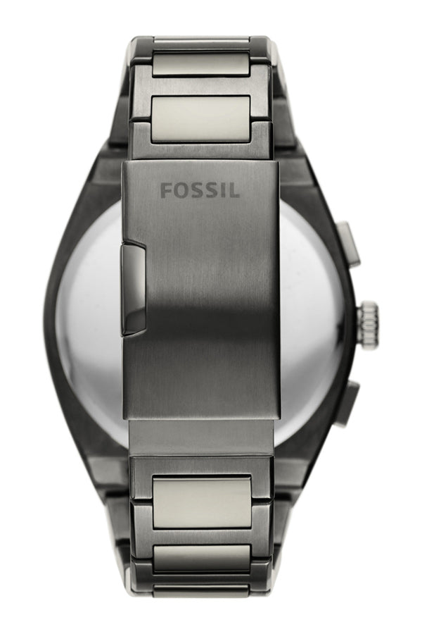 Fossil Everett Chronograph Grey Dial Grey Steel Strap Watch for Men - FS5830 Buy Now By Fossil