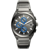 Fossil Everett Chronograph Grey Dial Grey Steel Strap Watch for Men - FS5830 Buy Now By Fossil