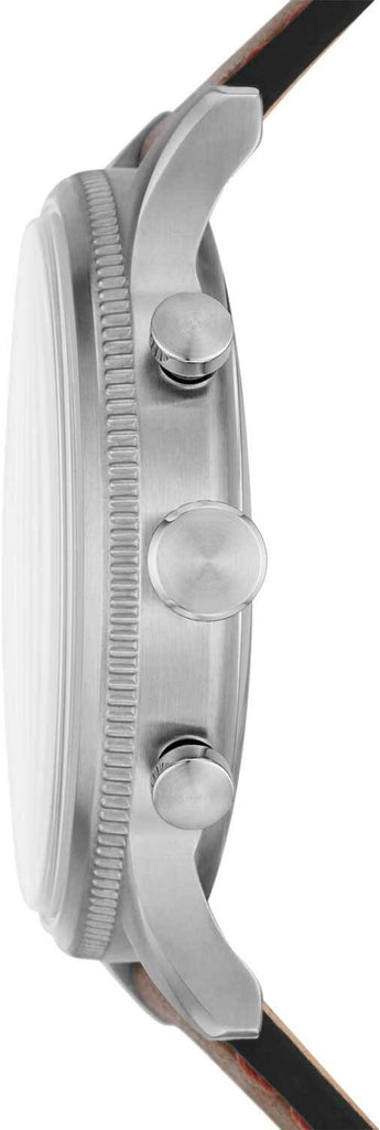 Fossil Retro Pilot Chronograph Blue Dial Brown Leather Strap Watch for Men - FS5832 Buy Now By Fossil