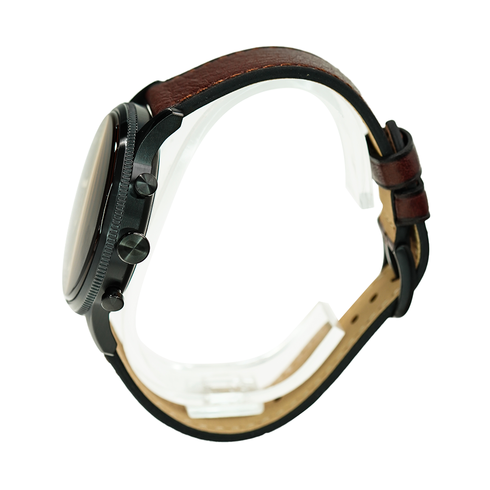 Fossil Retro Pilot Chronograph Brown Dial Brown Leather Strap Watch for Men - FS5833 Buy Now By Fossil