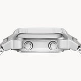 Fossil Retro Digital Silver Dial Silver Steel Strap Watch for Men - FS5844 Buy Now By Fossil