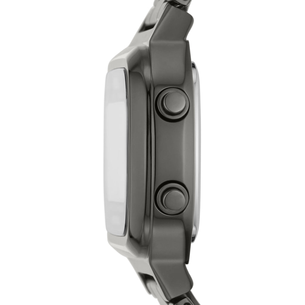 Fossil Retro Digital Black Dial Black Steel Strap Watch for Men - FS5846 Buy Now By Fossil