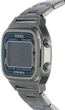 Fossil Retro Digital Black Dial Black Steel Strap Watch for Men - FS5846 Buy Now By Fossil