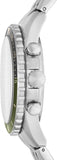 Fossil FB-01 Chronograph Black Dial Silver Steel Strap Watch for Men - FS5864 Buy Now By Fossil
