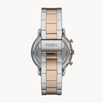 Fossil Neutra Chronograph Brown Dial Two Tone Steel Strap Watch for Men - FS5869 Buy Now By Fossil