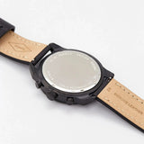 Fossil Bronson Chronograph Black Dial Black Leather Strap Watch for Men - FS5874 Buy Now By Fossil