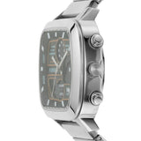 Fossil Retro Analog-Digital Black Dial Silver Steel Strap Watch for Men - FS5890 Buy Now By Fossil