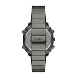 Fossil Retro Analog-Digital Black Dial Grey Steel Strap Watch for Men - FS5892 Buy Now By Fossil