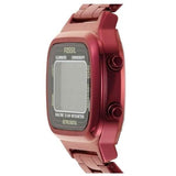 Fossil Retro Analog-Digital Black Dial Red Steel Strap Watch for Men - FS5897 Buy Now By Fossil