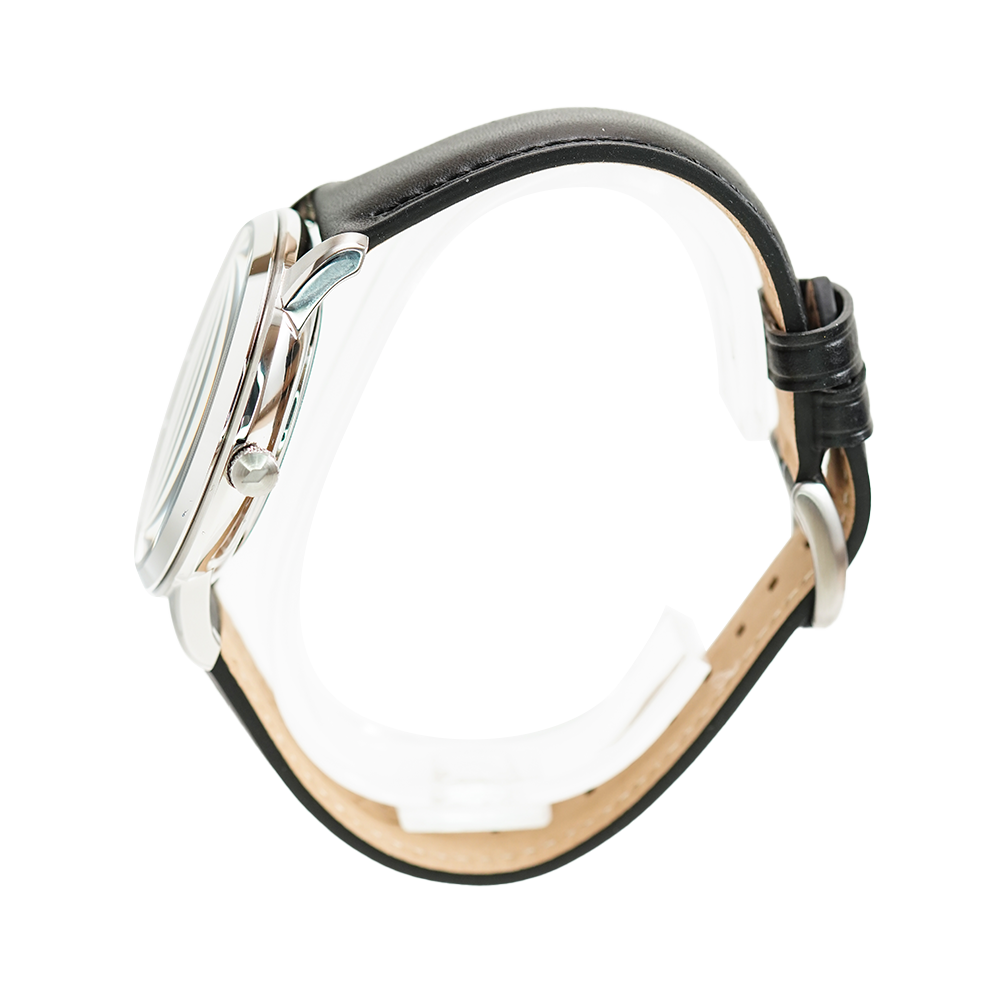 Fossil Neutra Minimalist Moonphase Black Dial Black Leather Strap Watch for Men - FS5904 Buy Now By Fossil