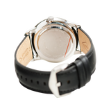 Fossil Neutra Minimalist Moonphase Black Dial Black Leather Strap Watch for Men - FS5904 Buy Now By Fossil