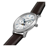 Fossil Neutra Minimalist Moonphase Silver Dial Brown Leather Strap Watch for Men - FS5905 Buy Now By Fossil