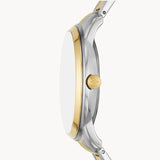 Fossil Neutra Moonphase Multifunction Black Dial Two Tone Steel Strap Watch for Men - FS5906 Buy Now By Fossil