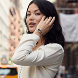 Bulova Classic Collection Black Dial Silver Steel Strap Watch for Women - 96L138 Buy Now By Bulova