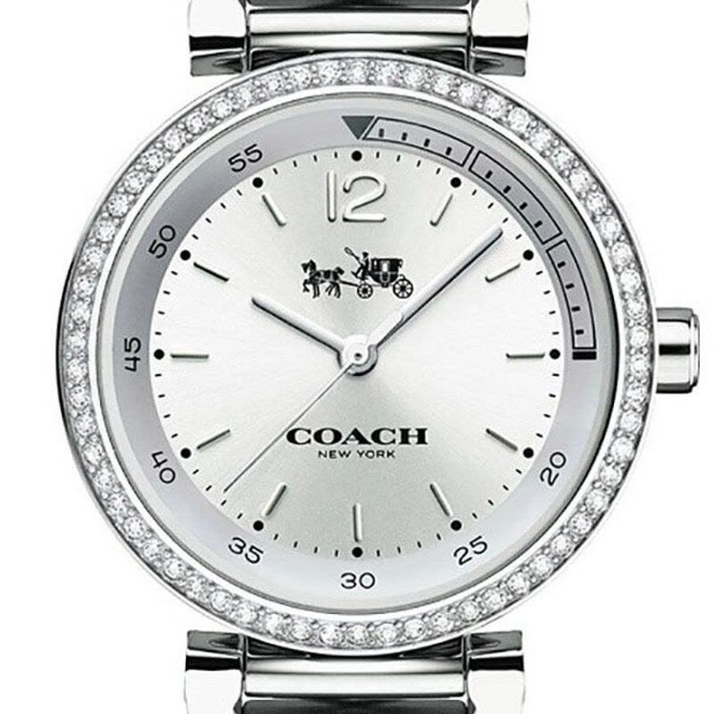 Coach Sports Crystals Silver Dial Silver Steel Strap Watch for Women - 14502194 Buy Now By Coach