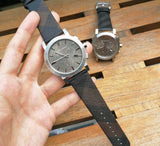 Burberry The City Grey Dial Black Leather Strap Watch for Men - BU9359 Buy Now By Burberry