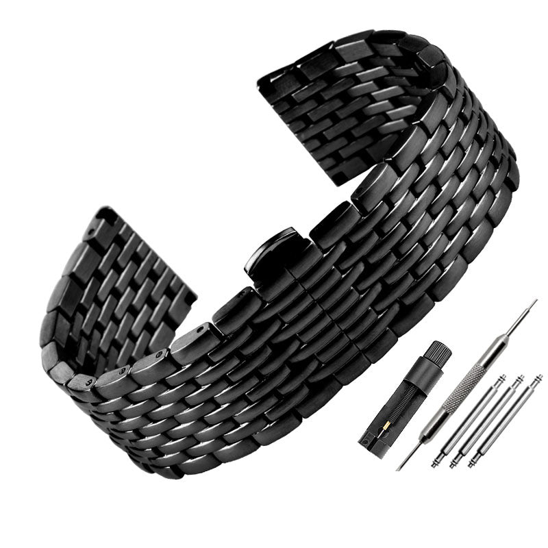 Emporio Armani Automatic Multifunction Black Dial Black Mesh Bracelet Watch For Men - AR60025 Buy Now By Emporio Armani