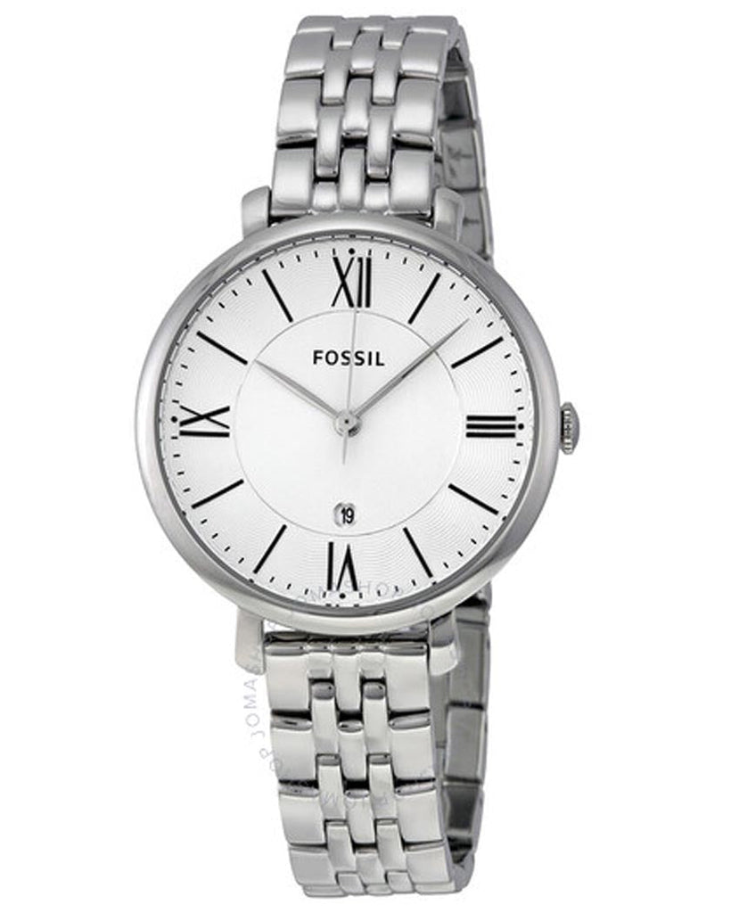Fossil Jacqueline White Dial Silver Steel Strap Watch for Women - ES3433 Buy Now By Fossil