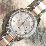 Fossil Riley Multifunction Rose Gold Dial Two Tone Steel Strap Watch for Women - ES4145 Buy Now By Fossil