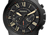 Fossil Grant Chronograph Black Dial Brown Leather Strap Watch for Men - FS5241 Buy Now By Fossil