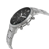 Fossil Neutra Chronograph Black Dial Silver Steel Strap Watch for Men - FS5384 Buy Now By Fossil
