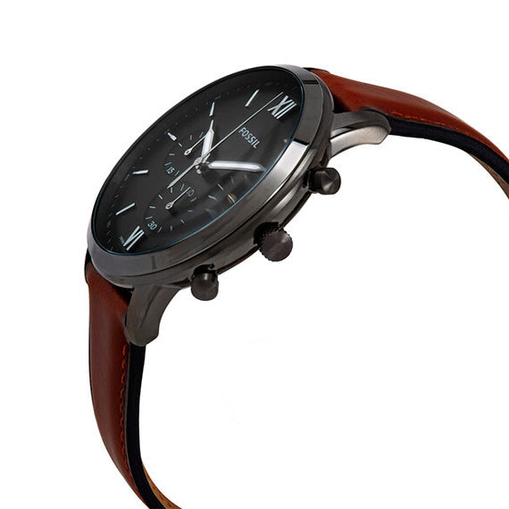 Fossil Neutra Chronograph Grey Dial Brown Leather Strap Watch for Men - FS5512 Buy Now By Fossil