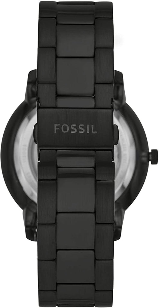 Fossil Neutra Automatic Skeleton Black Dial Black Steel Strap Watch for Men - ME3183 Buy Now By Fossil