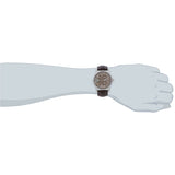 Fossil Twist Chronograph Multifunction Taupe Dial Brown Leather Strap Watch for Men - ME1098 Buy Now By Fossil