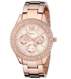 Fossil Stella Rose Gold Dial Rose Gold Steel Strap Watch for Women - ES3590 Buy Now By Fossil