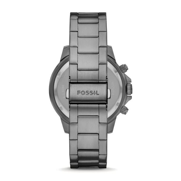Fossil Bannon Multifunction Chronograph Grey Dial Grey Steel Strap Watch for Men - BQ2491 Buy Now By Fossil