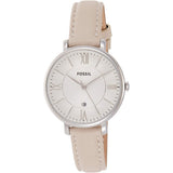 Fossil Jacqueline White Dial Beige Leather Strap Watch for Women - ES3793 Buy Now By Fossil