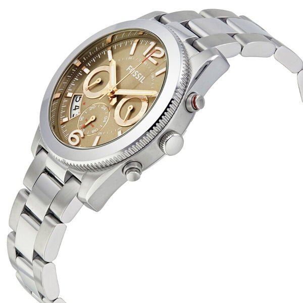 Fossil Perfect Boyfriend Taupe Dial Silver Steel Strap Watch for Women - ES4146 Buy Now By Fossil