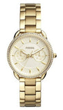 Fossil Tailor Gold Dial Gold Steel Strap Watch for Women - ES4263 Buy Now By Fossil