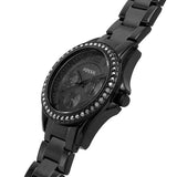 Fossil Riley Multifunction Black Dial Black Steel Strap Watch for Women - ES4519 Buy Now By Fossil