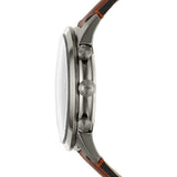 Fossil Townsman Chronograph Gray Dial Brown Leather Strap Watch for Men - FS5522 Buy Now By Fossil