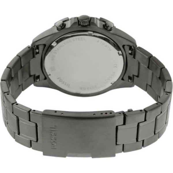 Fossil Garrett Chronograph Grey Dial Grey Steel Strap Watch for Men - FS5621 Buy Now By Fossil