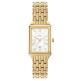 Fossil Raquel Three Hand Date White Dial Gold Steel Strap Watch For Women - ES5220 Buy Now By Fossil