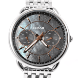 Fossil Tailor Mother of Pearl Black Dial Silver Steel Strap Watch for Women - ES3911 Buy Now By Fossil