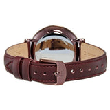 Fossil Jacqueline Burgundy Dial Burgundy Leather Strap Watch for Women - ES4099 Buy Now By Fossil