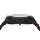 Fossil Everett Automatic Analog Black Dial Brown Leather Strap Watch for Men - ME3207 Buy Now By Fossil