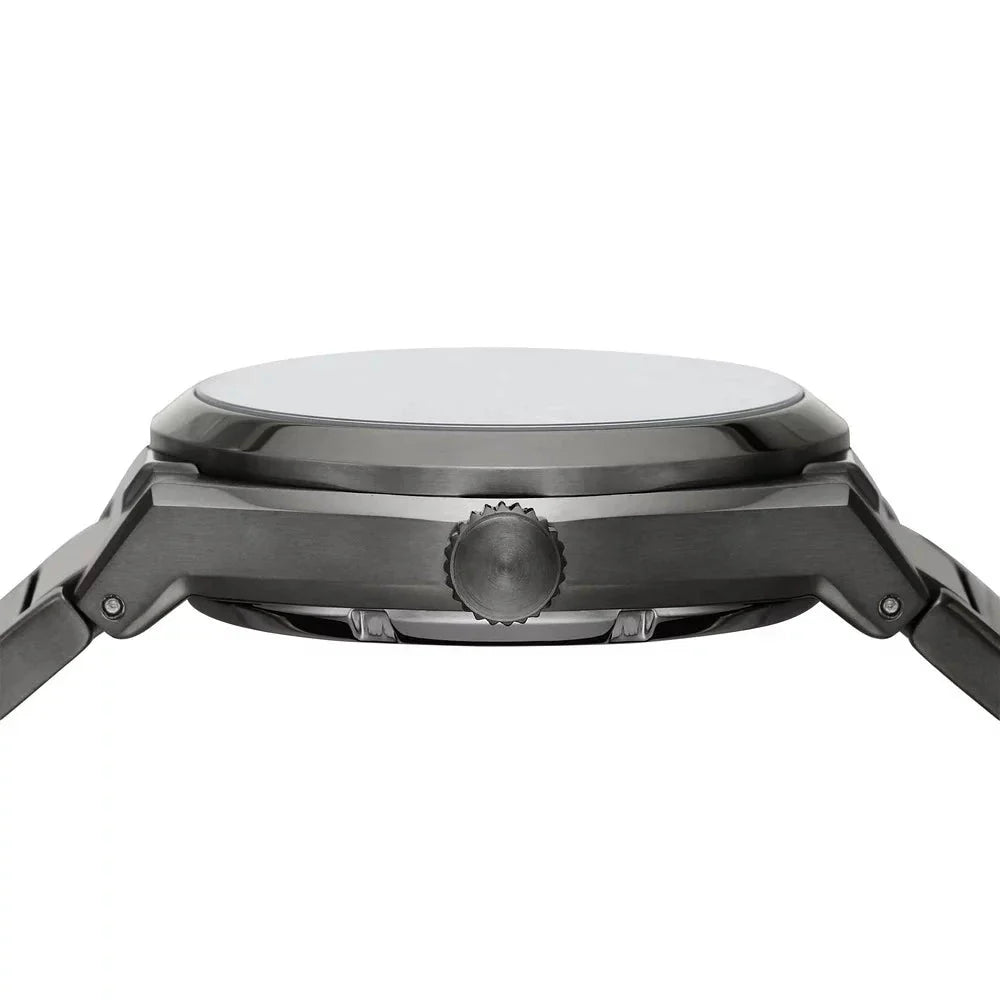 Fossil Everett Automatic Skeleton Grey Dial Grey Steel Strap Watch for Men - ME3206 Buy Now By Fossil