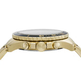 Fossil FB-03 Chronograph Black Dial Gold Steel Strap Watch for Men - FS5727 Buy Now By Fossil