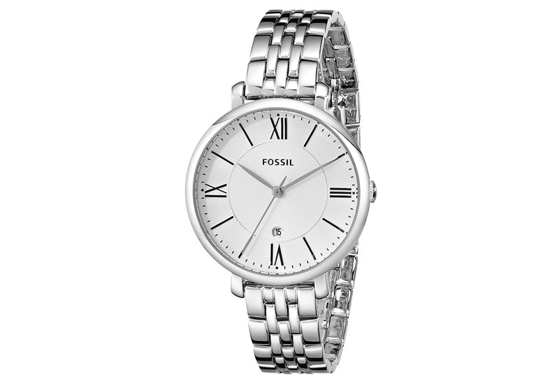 Fossil Jacqueline White Dial Silver Steel Strap Watch for Women - ES3698 Buy Now By Fossil