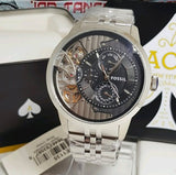 Fossil Townsman Multifunction Black Dial Silver Steel Strap Watch for Men - ME1135 Buy Now By Fossil