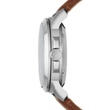 Fossil Grant Twist Multi-Function White Dial Brown Leather Strap Watch for Men - ME1144 Buy Now By Fossil