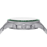 Fossil Sport Tourer Chronograph Green Dial Silver Steel Strap Watch for Men - FS6048 Buy Now By Fossil