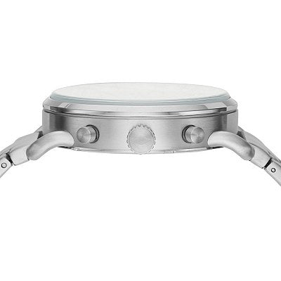 Fossil The Commuter Black Dial Silver Steel Strap Watch for Men - FS5399 Buy Now By Fossil