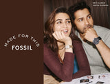 Fossil Bronson Automatic Skeleton Black Dial Brown Leather Strap Watch for Men - ME3219 Buy Now By Fossil