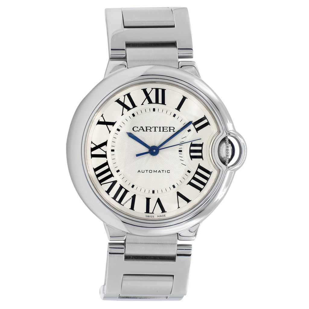 Cartier Ballon Bleu De Cartier Silver Dial Silver Steel Strap Watch for Women - WSBB0048 Buy Now By Cartier