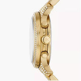 Michael Kors Everest Chronograph Crystals Gold Dial Gold Steel Strap Watch For Women - MK7254 Buy Now By Michael Kors